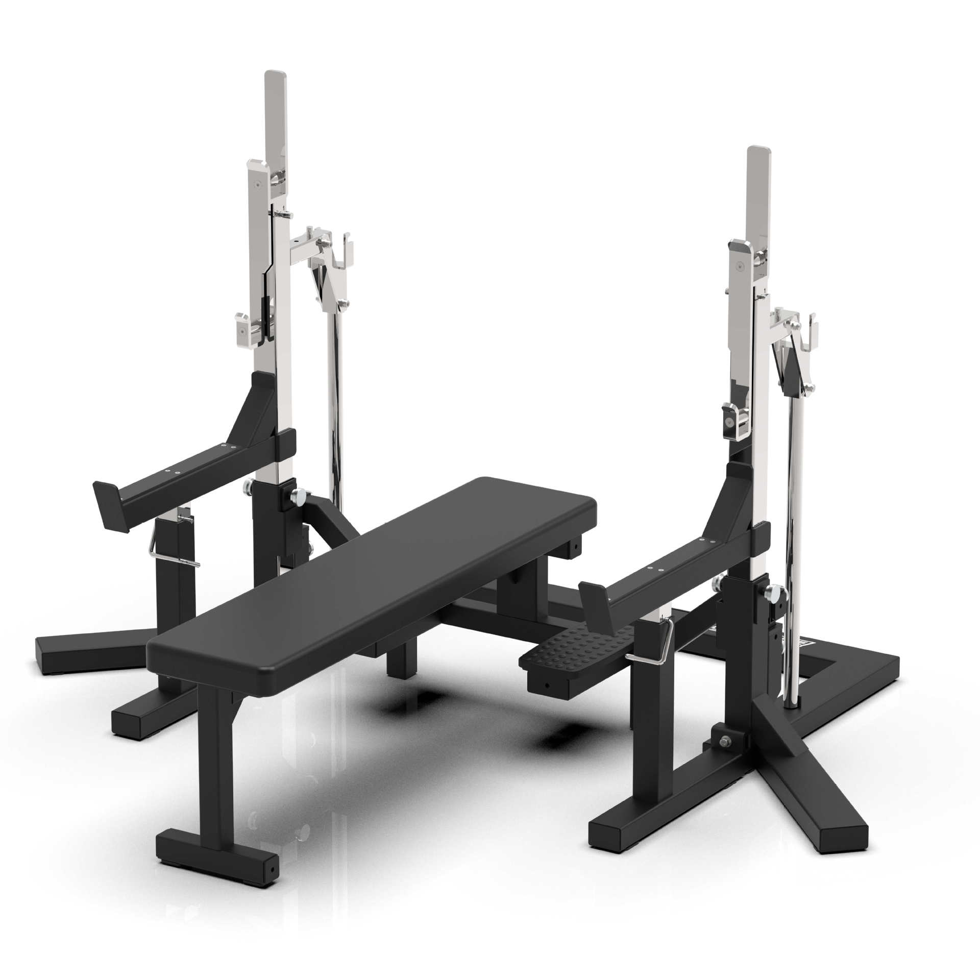 專業(yè)力量舉深蹲架 商用競(jìng)技半框力量器械的全方位解析